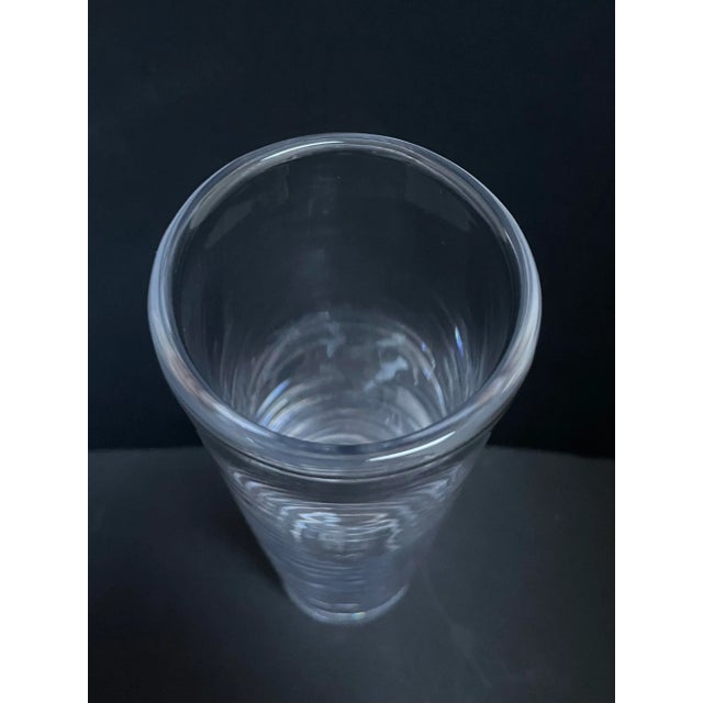 Simon Pearce Hand Blown Glass Vase For Sale - Image 4 of 6