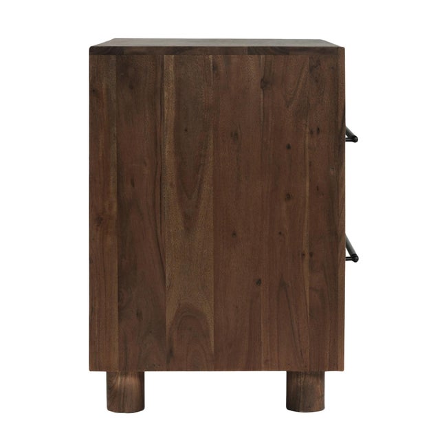 Modern Farmhouse Milla 2-Drawer Nightstand For Sale - Image 4 of 8