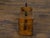 19th Century Rustic Pine or Oak Tantalus Wine Box with Metal Hardware For Sale - Image 12 of 12