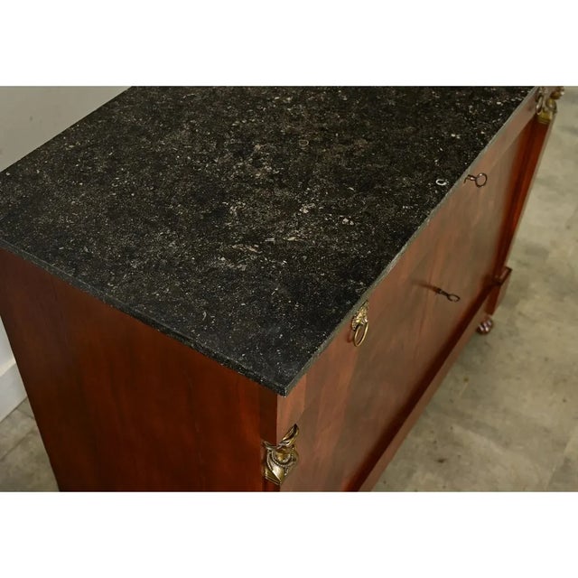 Wood 19th Century Dutch Mahogany Empire Buffet For Sale - Image 7 of 10