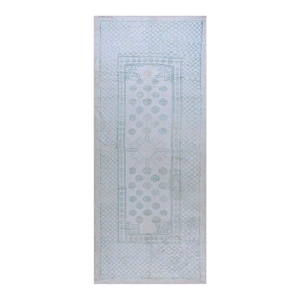 Late 19th Century Indian Cotton Agra Carpet ( 5'9" x 14'6" - 175 x 442 )