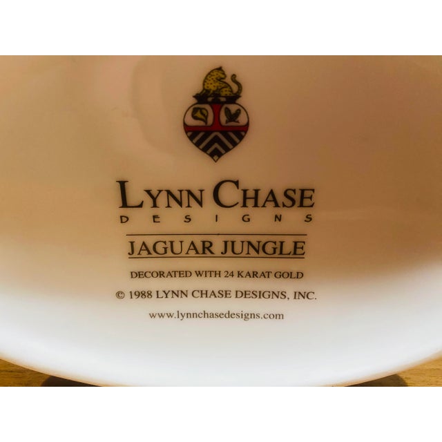 Vintage 24 Karat Gold Jungle of the Jaguar Ginger Jar by Lynn Chase Design, Inc. For Sale - Image 11 of 12