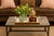 Name: Artemis Crystal Tray Size: 3.25"H x 23"W x 14"D Artemis is our hand hammered metal tray which features a solid...