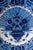 18th Century Dutch Delft Blue and White Peacock Dish For Sale - Image 4 of 8