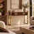 Brown Italian Console Table in Chocolate Murano Glass from Justfurnituress SRL For Sale - Image 8 of 9
