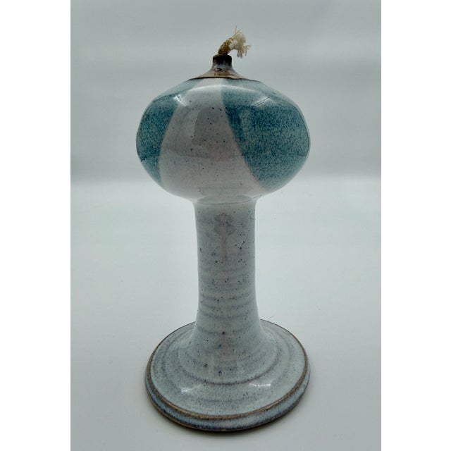 Danish Oil Lamp by Jette Hellerøe, 1960s For Sale - Image 4 of 6