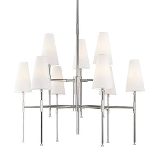 Bowery 9 Light Chandelier - Pn