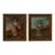 Pair of Antique English Portraits of the Binns Sisters For Sale