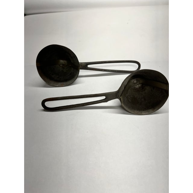 Early 20th Century Antique Ice Cream Scoop Set/2 For Sale - Image 5 of 7
