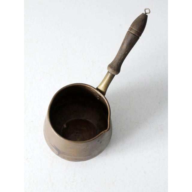 Antique Copper Spouted Pot For Sale - Image 6 of 11