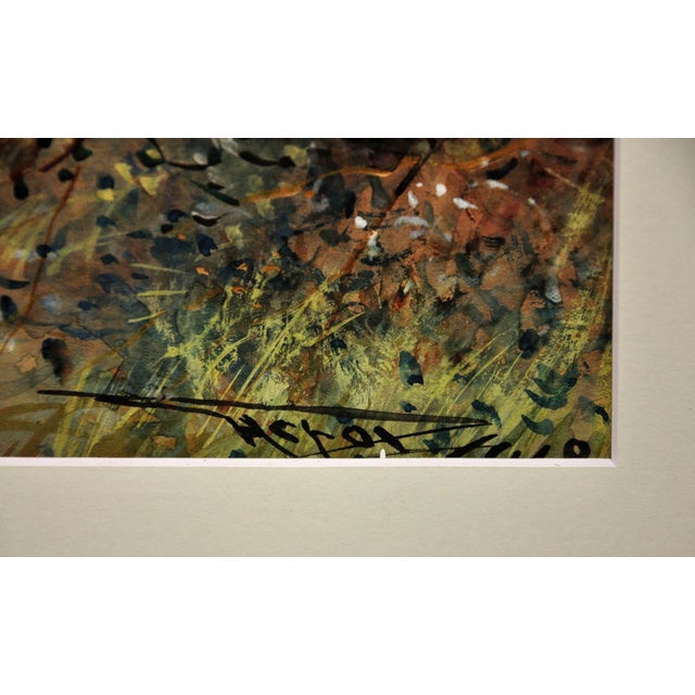 Henry Charles Fox, Driving Sheep, Plaisters Lane, Sutton Poyntz, Dorset, 1918, Watercolour, Framed For Sale - Image 3 of 18