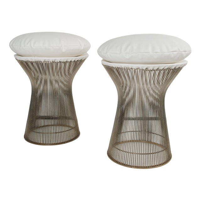 Stools by Warren Platner for Knoll, Set of 2 For Sale