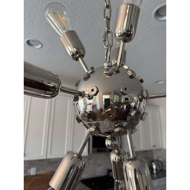 1970s Mid Century Modern Murano Venini Triedi Sputnik Chandelier For Sale - Image 17 of 17