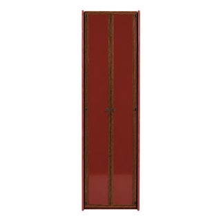 Mid-Century Italian Red Lacquered Wood Cupboard by Afra & Tobia Scarpa, 1960s For Sale