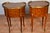1930s French Style Satinwood Inlaid Pair of Nightstands / Bedside Tables, 2 Pieces For Sale - Image 10 of 17