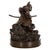 Antique Japanese Meiji Period Bronze Sculpture Okimono of Samurai Warrior For Sale - Image 4 of 18