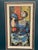 Original Vintage Swedish Oil on Canvas – “Fishmonger” by Bertil Wahlberg – Signed – Framed – 113 × 67 cm (44.5" × 26.4")...