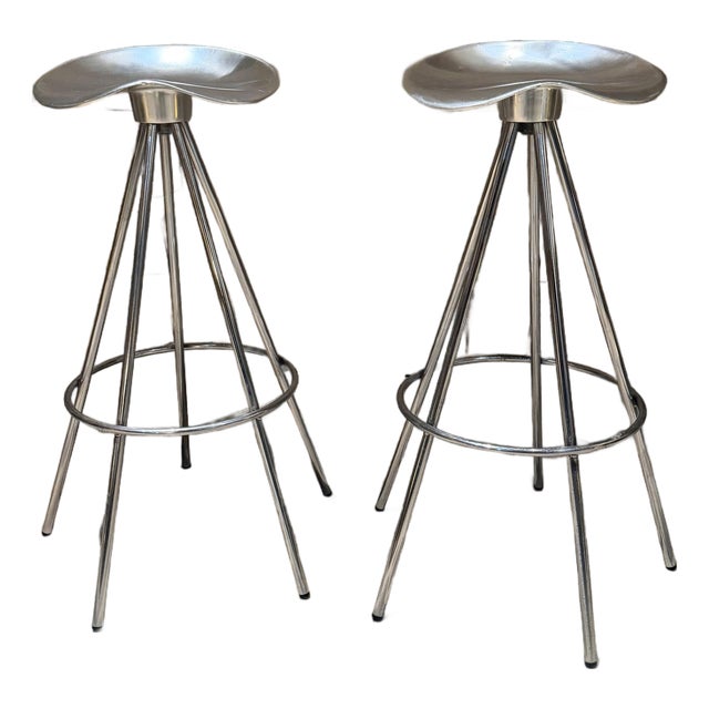 Jamaica Bar Stool Pepe Cortes for Amat-3 Aluminum Post-Modern For Sale