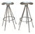 Jamaica Bar Stool Pepe Cortes for Amat-3 Aluminum Post-Modern For Sale