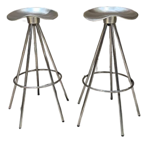 Jamaica Bar Stool Pepe Cortes for Amat-3 Aluminum Post-Modern
