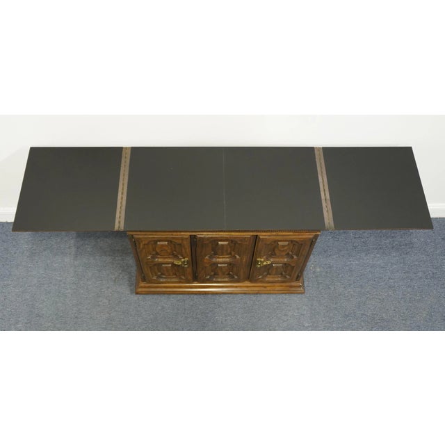 Late 20th Century Drexel Heritage Marcay Collection Rustic Country French Style 38" Flip-Top Server Buffet 183-504 For Sale - Image 5 of 13