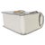 Animal Skin Mystic White Calfskin Small Horsebit 1955 Foldover Top Handle Bag For Sale - Image 7 of 8