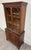 Vintage Georgian Style Mahogany Bookcase Cabinet China Cabinet For Sale - Image 4 of 15
