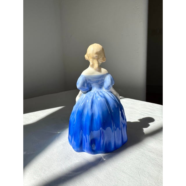1930s Antique Royal Doulton Figurine ~ “Marie” ~ Hn 1370 For Sale - Image 5 of 12