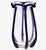 Large Murano Vase with Baloton Bubbles in Gold Leaf and Cobalt Blue Beads, 1960 For Sale - Image 14 of 18