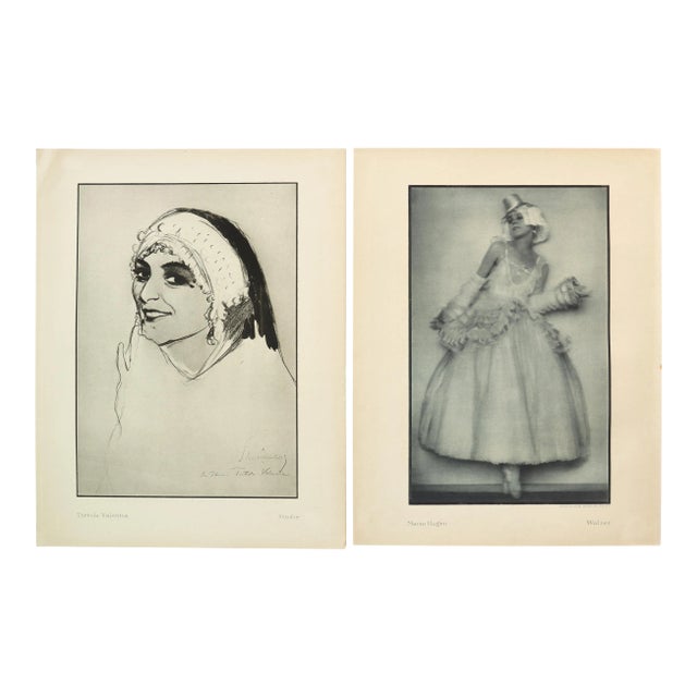 1922 Original German Art Deco Poster, Tortola Valentia, Studie: Maria Hagen, Walter (Recto/Verso) For Sale