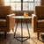 White Prismatic Drink Table For Sale - Image 8 of 10
