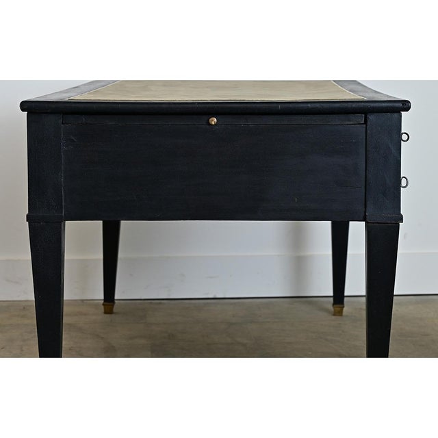19th Century French 19th Century Directoire Style Ebonized Desk For Sale - Image 5 of 14
