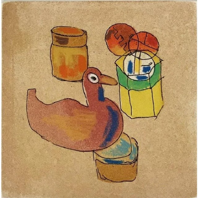 Artwork sold in perfect condition Complete with certificate of authenticity and origin (signature and dry stamp of the...