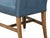 Blue Blue Leather Wingback Dining Chairs, High Back, Sets of 2 For Sale - Image 8 of 11