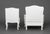 White Louis XV Style White Painted Chairs, 2 For Sale - Image 8 of 8
