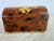 Handsome Italian Handcrafted Inlaid Burled Walnut Music Box For Sale - Image 11 of 12