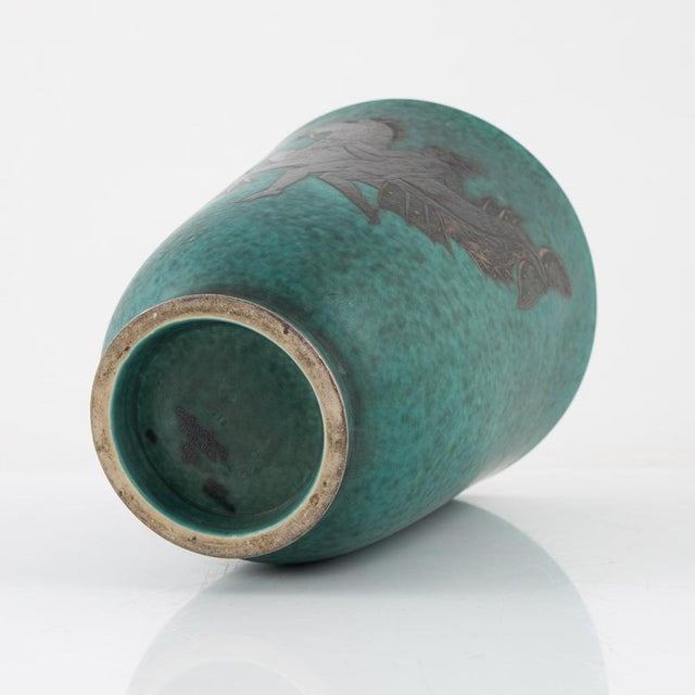Silver Vase by Wilhelm Kage for Gustavsberg, Sweden, 1935 For Sale - Image 8 of 13