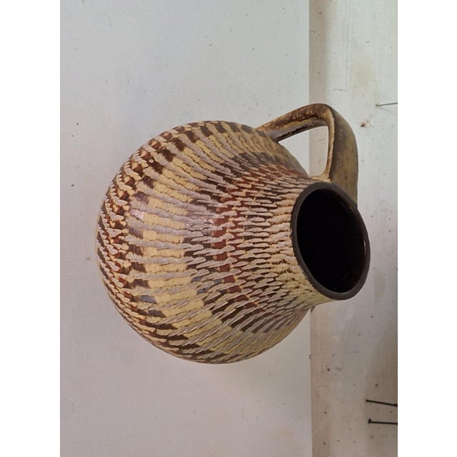 Vintage Ceramic Handled Jug Vase from Dümler & Breiden, 1970s For Sale - Image 3 of 5