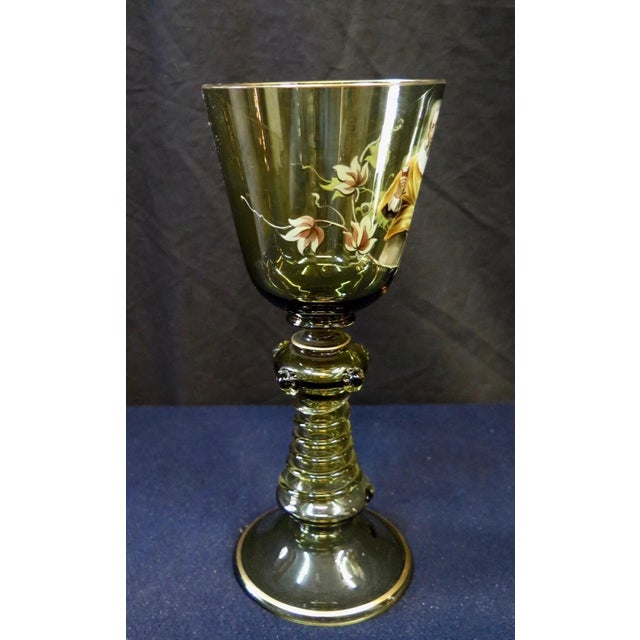 19th Century Bohemian Toasting Goblet For Sale - Image 9 of 11