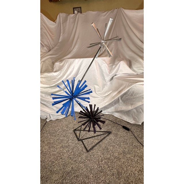 Curtis Jere Mid-Century, Modern Atomic Wrought Iron, Starburst Sculpture For Sale - Image 4 of 7