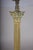 Brass Corinthian Column Table Lamp with Pleated Shade, 1930s For Sale - Image 11 of 13