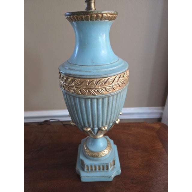 Neoclassical Vintage Neoclassical Urn Table Lamp For Sale - Image 3 of 9