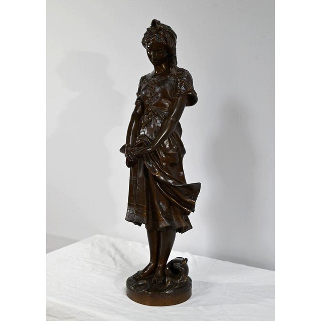 J-B.Germain, The Girl with the Broken Jug, Late 19th Century, Bronze For Sale - Image 4 of 18