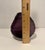 Vintage Murano Italy Dark Purple Hand Blown Faceted Art Glass Vase For Sale In Los Angeles - Image 6 of 8