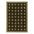 Vintage Handcrafted French Aubusson Wool Rug in Black With Floral Pattern For Sale