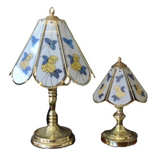 Blue Touch Lamp, 1990s For Sale