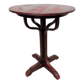 Vienna Secession Tulip No. 8024 Pedestal Side Table from Otto Wagner, 1905 For Sale