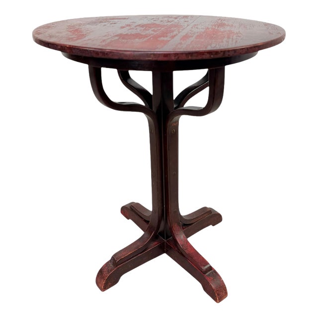 Vienna Secession Tulip No. 8024 Pedestal Side Table from Otto Wagner, 1905 For Sale