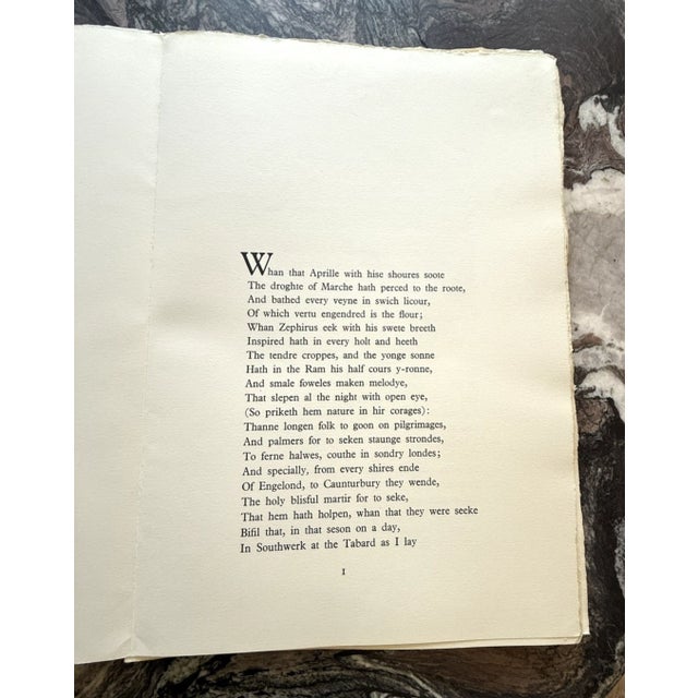 Ronald King, Geofftey Chaucer / the Prologue to the Canterbury Tales Limited Ed For Sale - Image 18 of 18