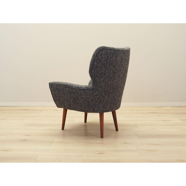 Italian Grey Armchair, 1970s For Sale - Image 9 of 13
